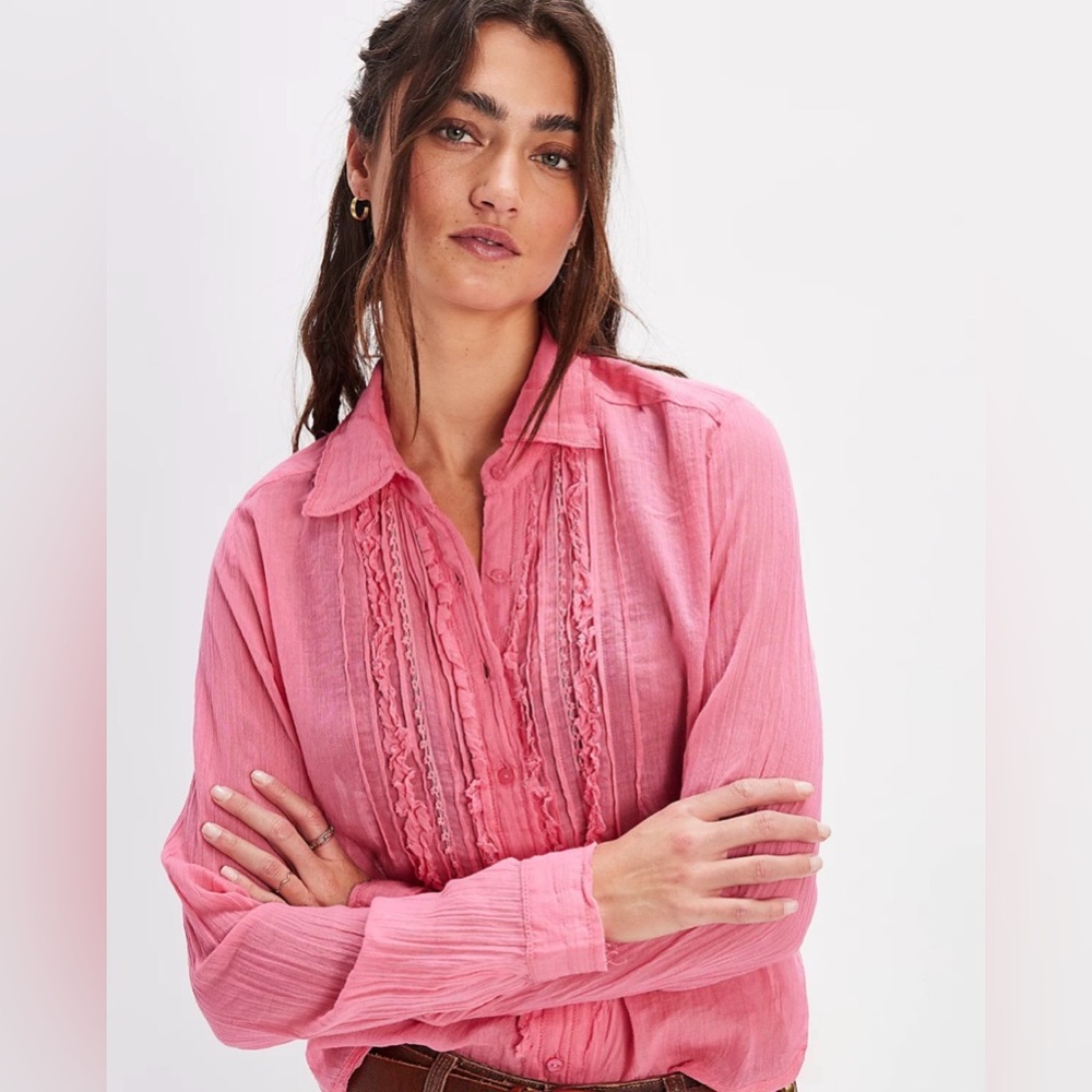 Free People Drew button down